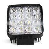 2pcs 4.3Inch 48W 16*3W Spot Epistar LED Working Light Waterproof Fog Lamp DRL For Universal Jeep SUV ATV Off-road Truck Car thumbnail-2