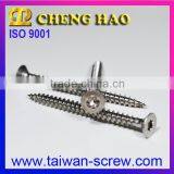 Customized Hardware Hexagon M2.5 Self Tapping Screws Flat Head