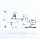 Solid Brass Chrome Finish Soap Dispenser ,Bathroom Hardware Product,Bathroom Accessories thumbnail-2