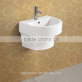 Lavatory Wall Hung Washing Hand Ceramic Basin thumbnail-3
