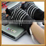 Heated Winter Gloves Hand Warmer Gloves USB Wool Fingerless thumbnail-5