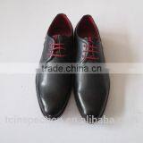 leather shoes inspection