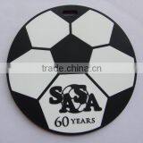 Custom Creative 2D Baskball Football Shape Cheap Plastic Luggage Tags 3D Logo Name Tags thumbnail-2