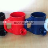 Crowdfunding ceramic mug in unquie shape mug