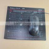 2016 Calendar Rubber Mouse Pad , Non Slip Rubber Mouse Pad