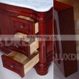 Wooden Stain Bathroom Vanities With Dovetail Drawers thumbnail-2
