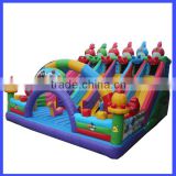 PVC Material Ocean Theme Mini Bouncy Castle, inflatable bouncer and slide with ladder