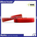 Fashion Unisex Silicone Wristbands New Design Promotional Customized Rubber Silicone Bracelet thumbnail-5