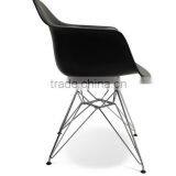 Dining Chairs With Fiberglass Seat and Metal Legs thumbnail-3