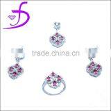 CZ Set Silver Set 2014 New Design Set thumbnail-1