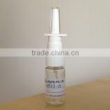 10ml Pharmaceutical PET Nasal Spray Bottle, clear transparent, amber, white