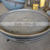 steel folding flange torispherical dish heads in metal structure