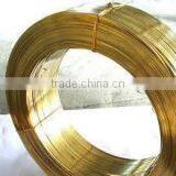 Brass Wire / Brass Coated Steel Wire / Flat Brass Wire thumbnail-1