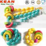Non-toxic Silicone Beaded Teething Necklace for Baby Chewing thumbnail-5