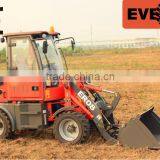 EVERUN Neue ER08 0.8 Tonne Landwirtschaft Mini Radlader/Hoflader ZL Hydrostatik thumbnail-1