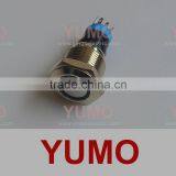 LA16JSF Illuminated Stainless Steel LED Switch Metal Push Button