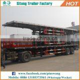 Factory Direct 3 Axles Container Transport Semi-Trailer Heavy Duty Flatbed Semi Trailer thumbnail-1