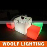 Stylish Colourful Simple Style Glowing Illuminated LED Bar Cube Chair thumbnail-2