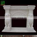 White Fireplace Mantel Shelf thumbnail-1