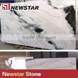 Newstar Bianco Marble Slabs Bookmatched White Dolomite Marble thumbnail-3