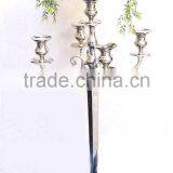Handmade Wedding Table Centerpiece 5 Arms Candelabra With Flower Bowl For Decoration thumbnail-1