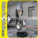 Abstract Sculpture Stainless Steel Sculpture Stand Sculpture thumbnail-2