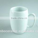 White and Black Colored Glazed Ceramic Beer Mug 7 oz Cheap Price Wholesale thumbnail-3