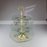 Wholesale 3 Tier Wedding Glass Cake Stand thumbnail-2