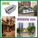 Ornament Type Window Box Planters rectangular planter box