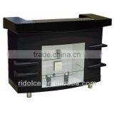 Pain Nail Salon Reception Desk Painted Finished Acetone Proof Office Table Design Receptionist Table TKN-606 thumbnail-1