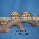 Pinecone Design Candle Holder for Christmas Gifts thumbnail-1