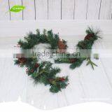 GNW CHGR-1607016 Customized Promotional Cheap Pine Cones Christmas Garland thumbnail-1