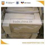 Mushroom Surface Yellow Color Rough Sandstone Tile for Wall Corners thumbnail-1