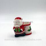Oem Christmas Ceramics Santa Claus Statue for Deocration thumbnail-2