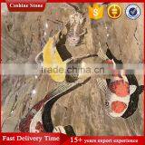 3d Vivid Fish Mosaic Tile Pattern for Wall Decoration thumbnail-3