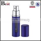 Wholesale Cosmetic 5ml Aluminum Screen Printing Luxury Perfume Bottle Small Porket Spray Blue Bottle Perfume Best Selling thumbnail-4
