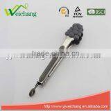 WCHXK03 Premium Comfort Stainless Steel Locking Kitchen Tongs Food Tong With Silicone Heads, Good Grip and Built In Stand thumbnail-1