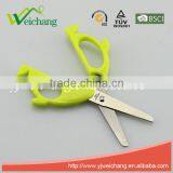WCSC215 Premium Novelty Wholesale Soft Handle Colorful School Children Plastic Scissors Fish Shape Funny Shape New Handle Design thumbnail-3