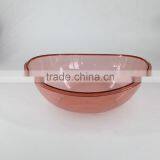 Colour Transparent Plastic Salad Bowl thumbnail-2