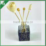 Square Glass Bottle for 150ml Reed Diffuser With Cork and Glass Stopper