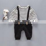 New Arrival Product Striped Newborn Clothing Overalls Baby Jumpsuits thumbnail-6