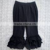 Hot Sale Baby Girls Ruffle Pants Triple Bottom Ruffle Children Icing Leggings Pants Wholesale Kids Legging Pants thumbnail-3