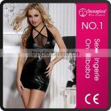 Top Quality Hot Sale Europe Style Open Sexy Short Dress Beautiful Sexy Pictures of Girls Without Dress Hot Girls Partydress thumbnail-3