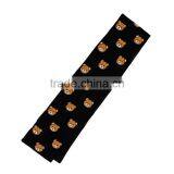 HAODUOYI Women Winter Teddy Bear Pattern Knit Warm Scarf for Wholesale thumbnail-2