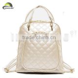 Fashion White Ladies PU Leather Backpacks