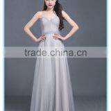 Latest Design Grace Woman Pleats Tulle Evening Dresses for Bridesmaids Dresses thumbnail-5