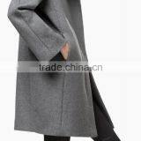 Grey Color Stylish Design Lady Coat thumbnail-6