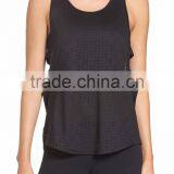 MGOO New Arrival Mesh Tank Tops For Women Wholesale New Design Fashion Sexy Tank Top Gym Wear thumbnail-3