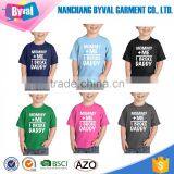Mommy and me Kids t Shirts Custom 100% PreShrunk Cotton Blank Plain t Shirt Wholesale thumbnail-1