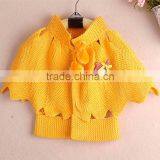 2016 Latest Fashion Design Kids Pink Cloak Sweater Baby Girls Cardigan Poncho thumbnail-4